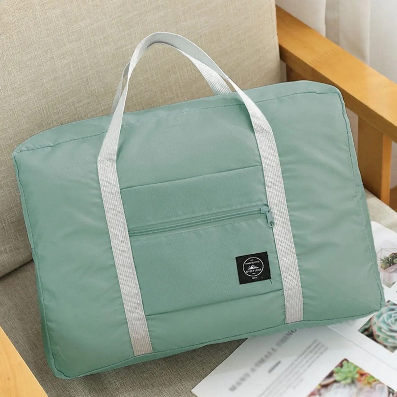 Self Folding Suitcase Pouch