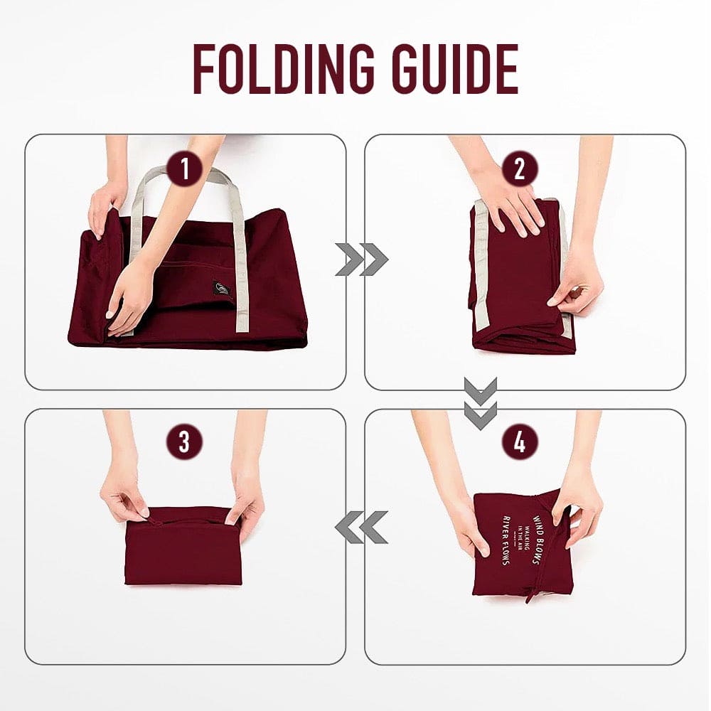 Self Folding Suitcase Pouch