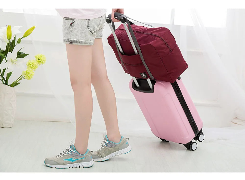 Self Folding Suitcase Pouch